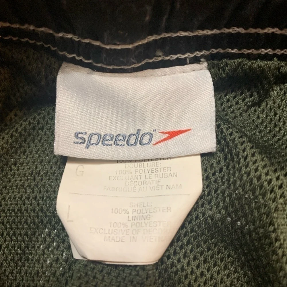 Speedo Men’s swim trunks, size L